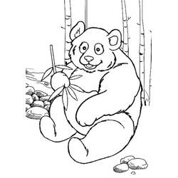 ぬりえページ: パンダ (動物) #175228 - 無料の印刷可能なぬりえページ