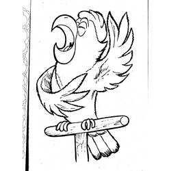 ぬりえページ: オウム (動物) #16131 - 無料の印刷可能なぬりえページ