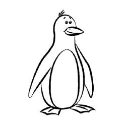 ぬりえ: ペンギン - 無料の印刷可能なぬりえページ