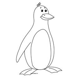 ぬりえページ: ペンギン (動物) #16824 - 無料の印刷可能なぬりえページ