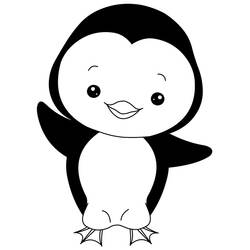 ぬりえページ: ペンギン (動物) #16827 - 無料の印刷可能なぬりえページ