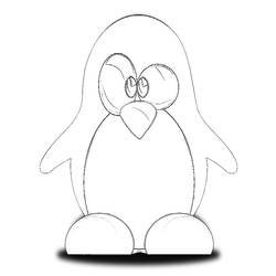 ぬりえページ: ペンギン (動物) #16833 - 無料の印刷可能なぬりえページ