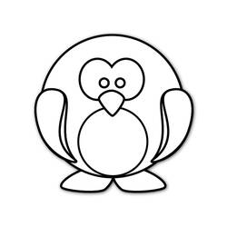 ぬりえページ: ペンギン (動物) #16846 - 無料の印刷可能なぬりえページ