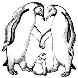 ぬりえページ: ペンギン (動物) #16854 - 無料の印刷可能なぬりえページ