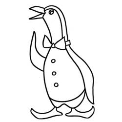 ぬりえページ: ペンギン (動物) #16856 - 無料の印刷可能なぬりえページ