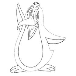 ぬりえページ: ペンギン (動物) #16924 - 無料の印刷可能なぬりえページ
