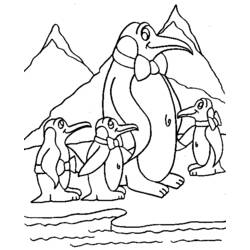 ぬりえページ: ペンギン (動物) #16958 - 無料の印刷可能なぬりえページ