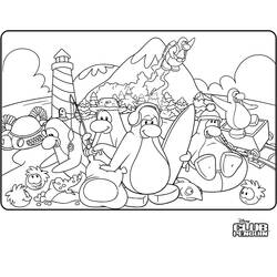 ぬりえページ: ペンギン (動物) #16995 - 無料の印刷可能なぬりえページ