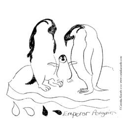 ぬりえページ: ペンギン (動物) #17005 - 無料の印刷可能なぬりえページ