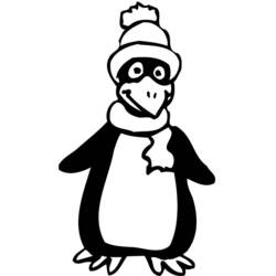 ぬりえページ: ペンギン (動物) #17018 - 無料の印刷可能なぬりえページ