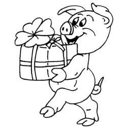 ぬりえページ: 豚 (動物) #3718 - 無料の印刷可能なぬりえページ