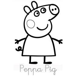 ぬりえページ: 豚 (動物) #3724 - 無料の印刷可能なぬりえページ