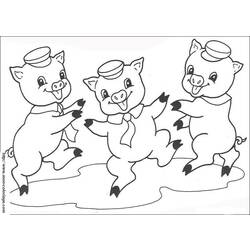 ぬりえページ: 豚 (動物) #3728 - 無料の印刷可能なぬりえページ