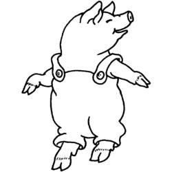 ぬりえページ: 豚肉 (動物) #17624 - 無料の印刷可能なぬりえページ