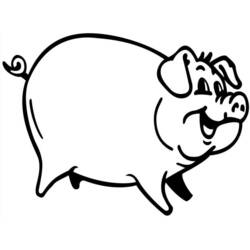 ぬりえページ: 豚肉 (動物) #17632 - 無料の印刷可能なぬりえページ