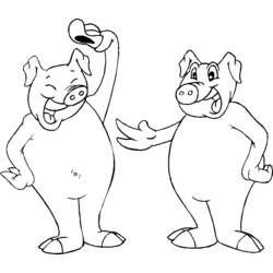 ぬりえページ: 豚肉 (動物) #17651 - 無料の印刷可能なぬりえページ