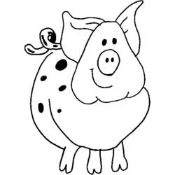 ぬりえページ: 豚肉 (動物) #17699 - 無料の印刷可能なぬりえページ