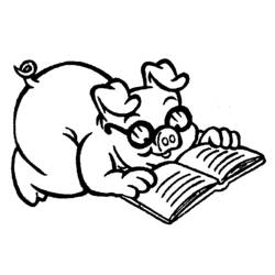 ぬりえページ: 豚肉 (動物) #17700 - 無料の印刷可能なぬりえページ