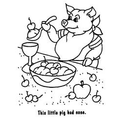 ぬりえページ: 豚肉 (動物) #17789 - 無料の印刷可能なぬりえページ