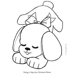 ぬりえページ: 子犬 (動物) #2901 - 無料の印刷可能なぬりえページ