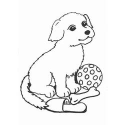 ぬりえページ: 子犬 (動物) #2913 - 無料の印刷可能なぬりえページ