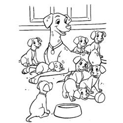 ぬりえページ: 子犬 (動物) #2935 - 無料の印刷可能なぬりえページ