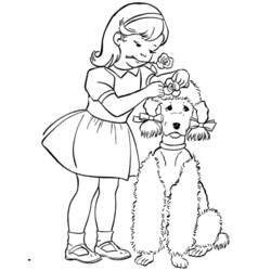 ぬりえページ: 子犬 (動物) #3040 - 無料の印刷可能なぬりえページ