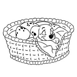 ぬりえページ: 子犬 (動物) #3081 - 無料の印刷可能なぬりえページ