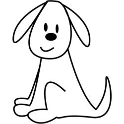 ぬりえページ: 子犬 (動物) #3085 - 無料の印刷可能なぬりえページ