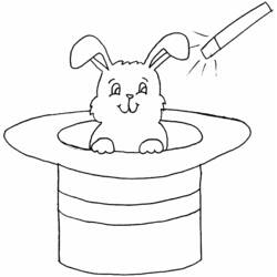 ぬりえページ: うさぎ (動物) #9668 - 無料の印刷可能なぬりえページ