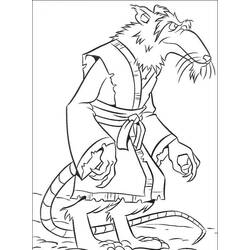 ぬりえページ: ラット (動物) #15292 - 無料の印刷可能なぬりえページ