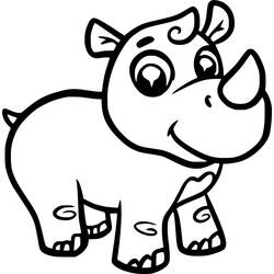 ぬりえ: サイ - 無料の印刷可能なぬりえページ