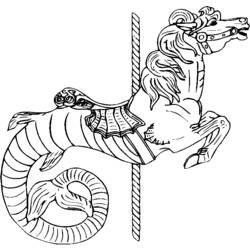 ぬりえページ: タツノオトシゴ (動物) #18691 - 無料の印刷可能なぬりえページ