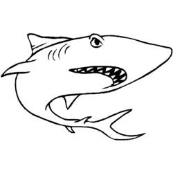 ぬりえページ: 鮫 (動物) #14779 - 無料の印刷可能なぬりえページ