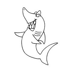 ぬりえページ: 鮫 (動物) #14795 - 無料の印刷可能なぬりえページ