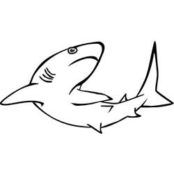 ぬりえページ: 鮫 (動物) #14886 - 無料の印刷可能なぬりえページ
