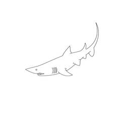 ぬりえページ: 鮫 (動物) #14906 - 無料の印刷可能なぬりえページ