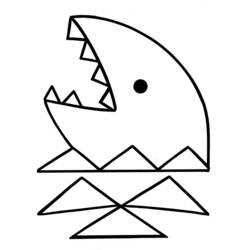 ぬりえページ: 鮫 (動物) #14954 - 無料の印刷可能なぬりえページ
