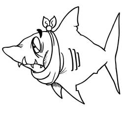 ぬりえページ: 鮫 (動物) #14957 - 無料の印刷可能なぬりえページ