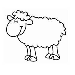 ぬりえページ: 羊 (動物) #11389 - 無料の印刷可能なぬりえページ