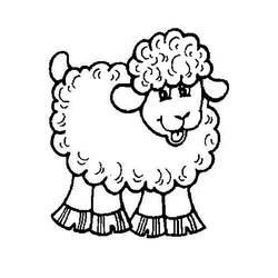 ぬりえページ: 羊 (動物) #11393 - 無料の印刷可能なぬりえページ