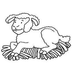 ぬりえページ: 羊 (動物) #11405 - 無料の印刷可能なぬりえページ