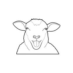 ぬりえページ: 羊 (動物) #11417 - 無料の印刷可能なぬりえページ