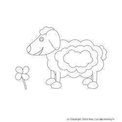 ぬりえページ: 羊 (動物) #11433 - 無料の印刷可能なぬりえページ