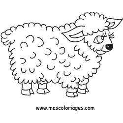 ぬりえページ: 羊 (動物) #11438 - 無料の印刷可能なぬりえページ