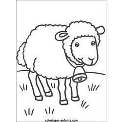 ぬりえページ: 羊 (動物) #11439 - 無料の印刷可能なぬりえページ