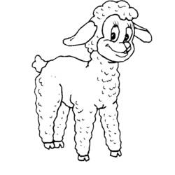 ぬりえページ: 羊 (動物) #11450 - 無料の印刷可能なぬりえページ