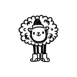 ぬりえページ: 羊 (動物) #11457 - 無料の印刷可能なぬりえページ