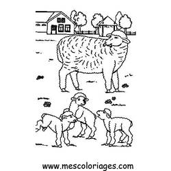 ぬりえページ: 羊 (動物) #11474 - 無料の印刷可能なぬりえページ