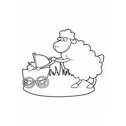 ぬりえページ: 羊 (動物) #11489 - 無料の印刷可能なぬりえページ